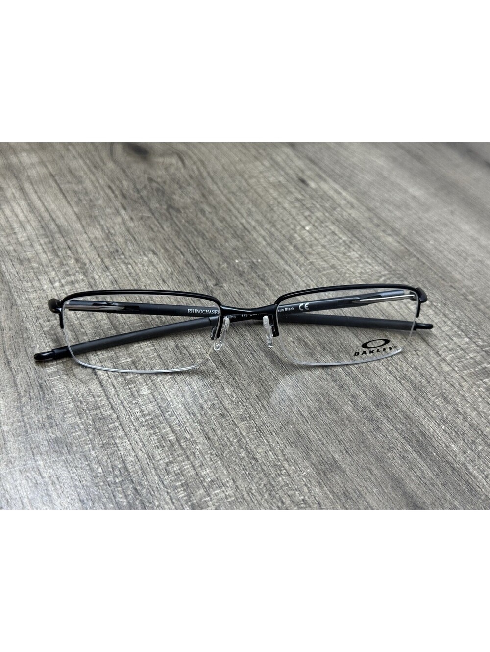 NEW OAKLEY OX3111-0254 RHINOCHASER SATIN BLACK AUTHENTIC EYEGLASSES 54[]19-143